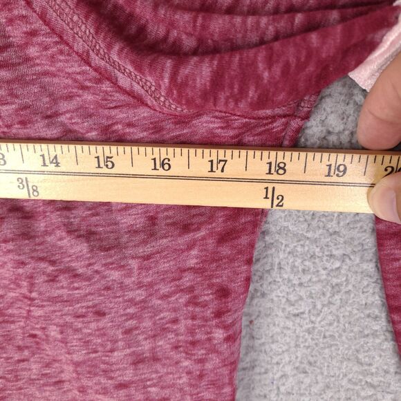 No boundaries Hoodie Women's Medium Burgundy Indian Design‎ Long Sleeve Pullover - Picture 11 of 14